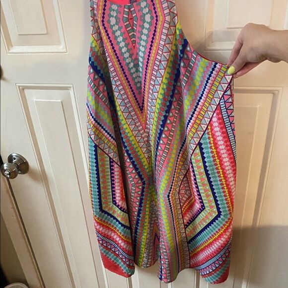 Sievercute Dress Chevron Colorful Mixed Print Medium - Picture 2 of 11